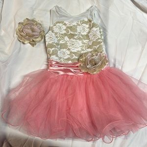 Pink tutu ballet costume